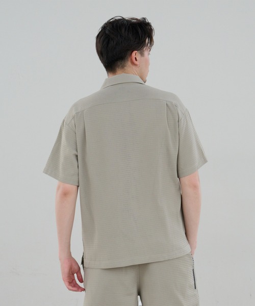 FLASH PACKER（フラッシュパッカー）の「ワッフル・アロハシャツ（シャツ/ブラウス・メンズ・グリーン/ベージュ/ブラック・XL/M/L）」の6枚目の写真