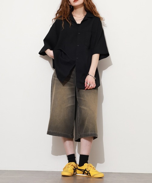 FLASH PACKER（フラッシュパッカー）の「ワッフル・アロハシャツ（シャツ/ブラウス・メンズ・グリーン/ベージュ/ブラック・XL/M/L）」の16枚目の写真