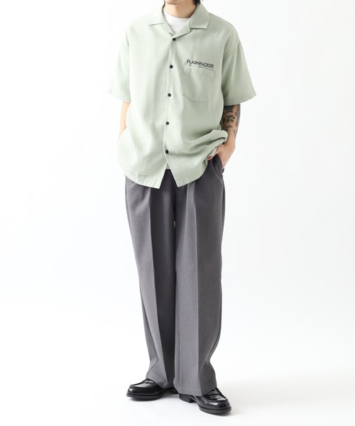 FLASH PACKER（フラッシュパッカー）の「ワッフル・アロハシャツ（シャツ/ブラウス・メンズ・グリーン/ベージュ/ブラック・XL/M/L）」の11枚目の写真