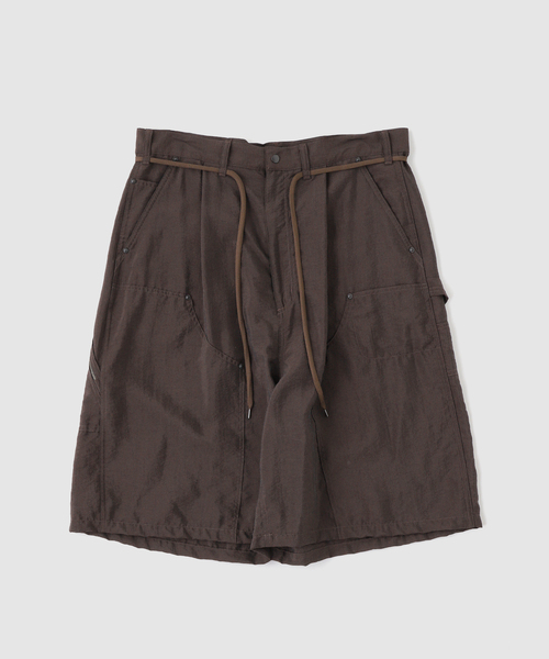 Product Twelve(プロダクトトゥエルブ)の「Product Twelve(プロダクトトゥエルブ) Silk Nylon Short Work Pants(その他パンツ・メンズ・ブラック/ブラウン・3/2)」の2枚目の写真
