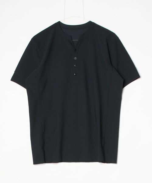1 piu 1 uguale 3（ウノピゥウノウグァーレトレ）の「S/S KEY NECK（Tシャツ/カットソー・メンズ・ホワイト/ブラック・LARGE）」の15枚目の写真