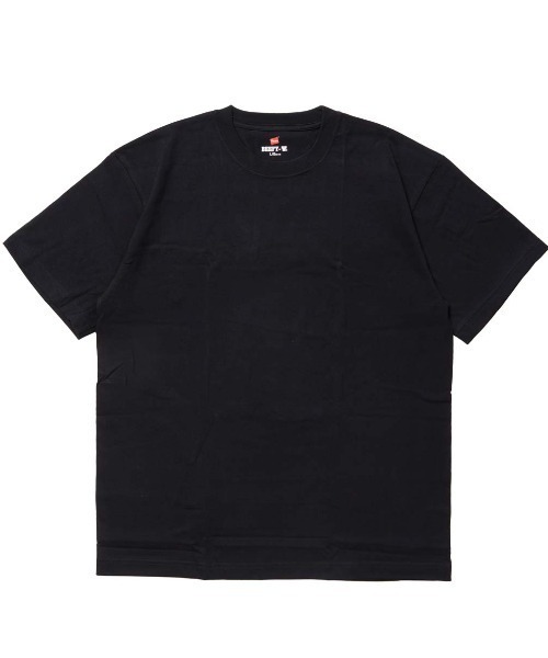HANES（ヘインズ）の「ヘインズ HANES BEEFY SHORT SLEEVE T-SHIRT（Tシャツ/カットソー・メンズ・ホワイト/ブラック・S/M）」の2枚目の写真
