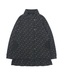 SUNNECT（ソネクト）の「Floral Jersey Coat - Charcoal（トレンチコート）」