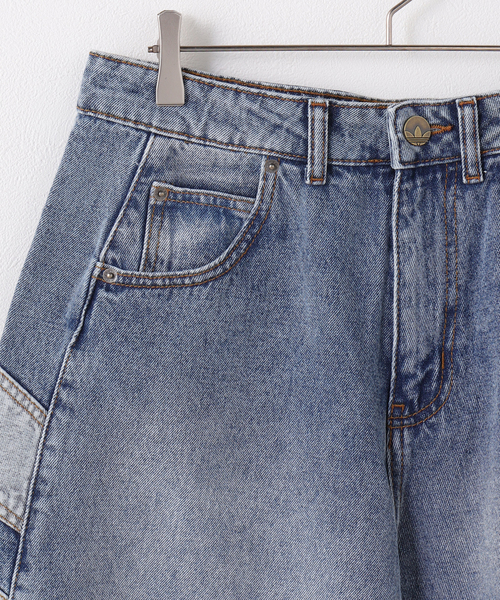 adidas Originals（アディダスオリジナルス）の「adidas originals / アディダス オリジナルス DENIM SHORT（その他パンツ・メンズ・ネイビー・30/32）」の3枚目の写真