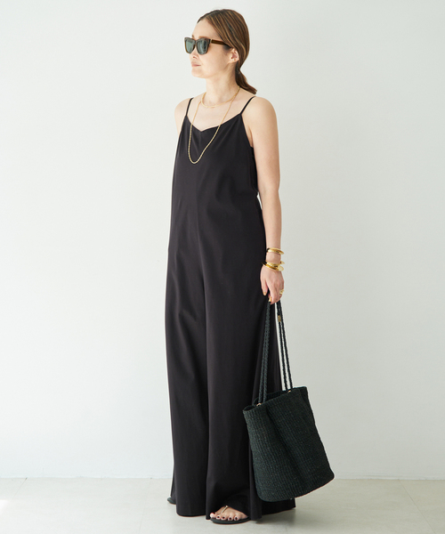 Deuxieme Classe(ドゥーズィエムクラス)の「Smooth Baggy Cami オールインワン(サロペット/オーバーオール・レディース・ブラック・36/38)」の4枚目の写真