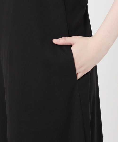 Deuxieme Classe(ドゥーズィエムクラス)の「Smooth Baggy Cami オールインワン(サロペット/オーバーオール・レディース・ブラック・36/38)」の11枚目の写真