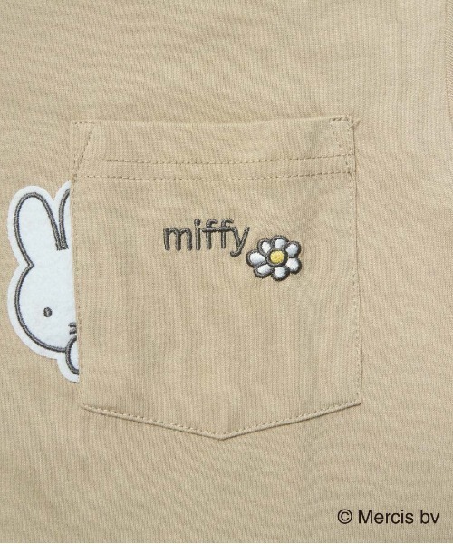 ALPEN / SPORTS DEPO SELECT（アルペンスポーツデポセレクト）の「miffy ポケットTシャツ（Tシャツ/カットソー・レディース・サックスブルー/ネイビー/サンドグレー・S/M/L/XL）」の7枚目の写真