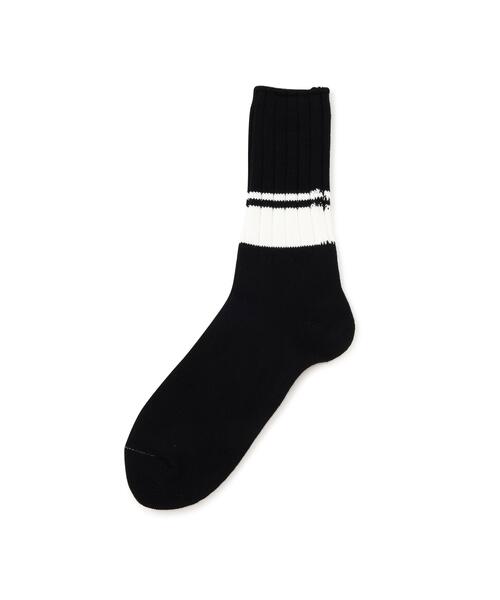 MHL.(エムエイチエル)の「COTTON SOCKS PACK(ソックス/靴下・メンズ・ホワイト/ブラック・FREE)」の8枚目の写真