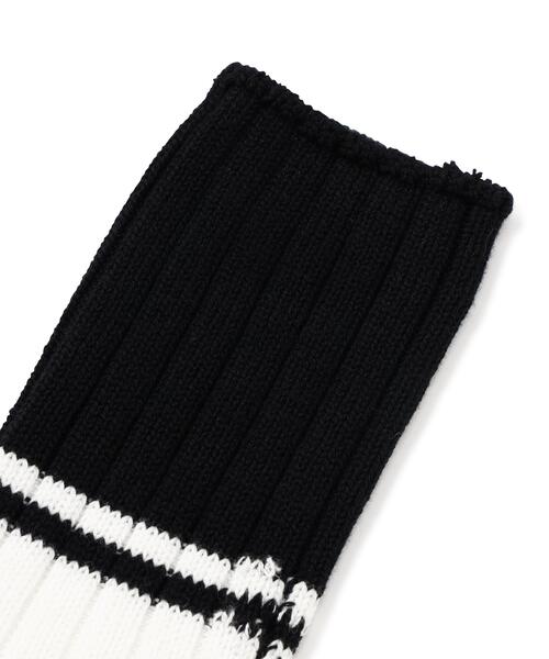MHL.(エムエイチエル)の「COTTON SOCKS PACK(ソックス/靴下・メンズ・ホワイト/ブラック・FREE)」の9枚目の写真