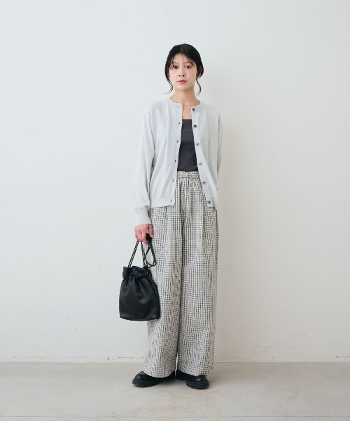 THREE FIFTY STANDARD(スリーフィフティースタンダード)の「THREE FIFTY STANDARD さらっとリブ素材のブラキャミソール(キャミソール・レディース・チャコールグレー/ブラウン/サックスブルー・LL/M/L)」の11枚目の写真
