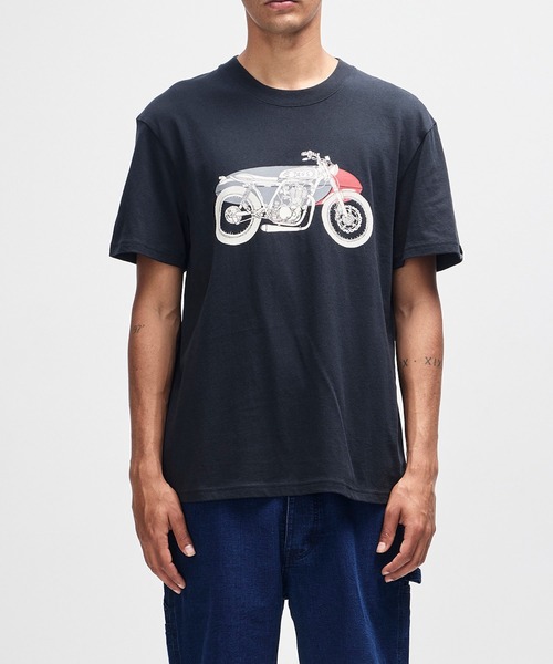 DEUS EX MACHINA(デウスエクスマキナ)の「DROVERS DOG TEE(Tシャツ/カットソー・メンズ・ブラック・M/L)」の1枚目の写真