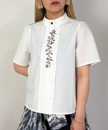 NICOLE CLUB | オリエンタル刺繍ブラウス(シャツ/ブラウス)