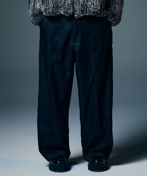 glamb（グラム）の「Suit Fabric Baggy Pants / スーツファブリックバギーパンツ（その他パンツ・メンズ・ブラック/ブラック系その他/グレー・S/M/L）」の3枚目の写真