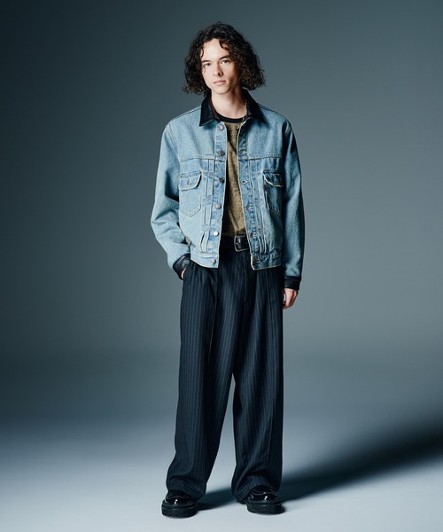 glamb（グラム）の「Suit Fabric Baggy Pants / スーツファブリックバギーパンツ（その他パンツ・メンズ・ブラック/ブラック系その他/グレー・S/M/L）」の12枚目の写真