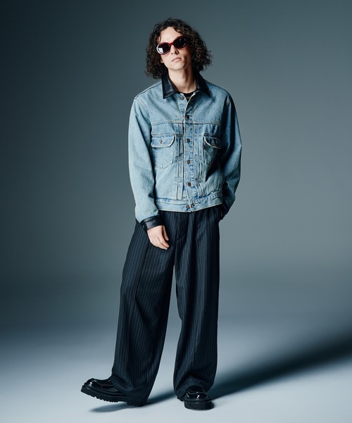 glamb（グラム）の「Suit Fabric Baggy Pants / スーツファブリックバギーパンツ（その他パンツ・メンズ・ブラック/ブラック系その他/グレー・S/M/L）」の13枚目の写真
