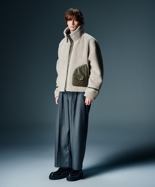 glamb（グラム）の「Suit Fabric Baggy Pants / スーツファブリックバギーパンツ（その他パンツ・メンズ・ブラック/ブラック系その他/グレー・S/M/L）」の19枚目の写真