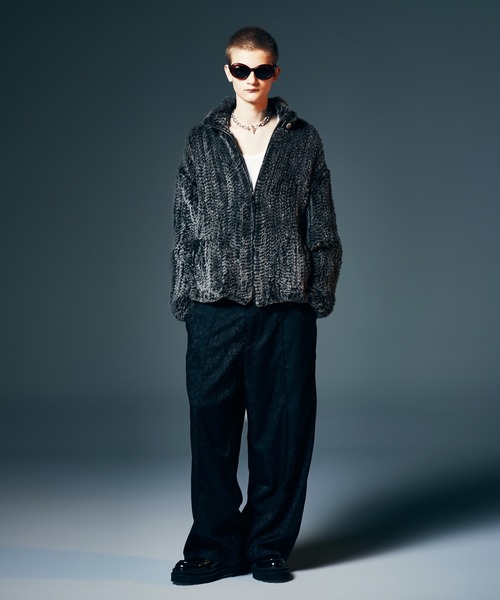 glamb（グラム）の「Suit Fabric Baggy Pants / スーツファブリックバギーパンツ（その他パンツ・メンズ・ブラック/ブラック系その他/グレー・S/M/L）」の21枚目の写真