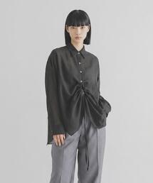 MIDIUMISOLID DROWSTRING SHIRT