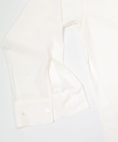THE GOODLAND MARKET（ザグッドランドマーケット）の「MIDIUMISOLID　DROWSTRING SHIRT（シャツ/ブラウス・レディース・ライトピンク/ライトブルー/ブラック/アイボリー・FREE）」の13枚目の写真