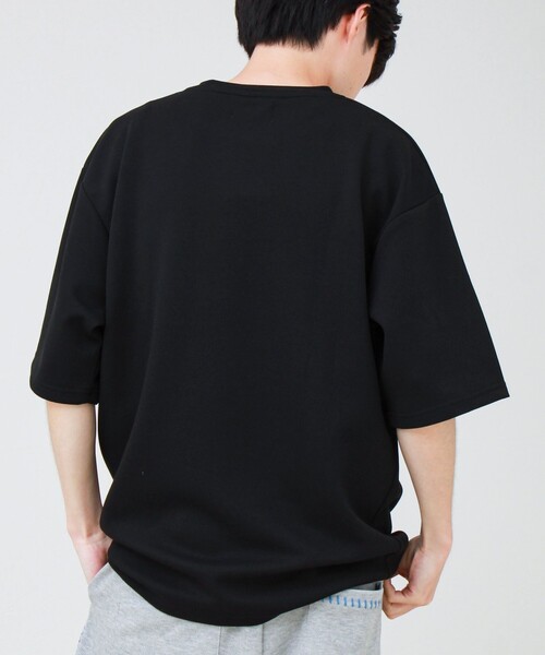 GLOSTER(グロスター)の「【ユニセックスで着たい】接触冷感ハート刺繍ポケTEE(Tシャツ/カットソー・メンズ・ブラック/ホワイト/ネイビー・S/L/M)」の8枚目の写真