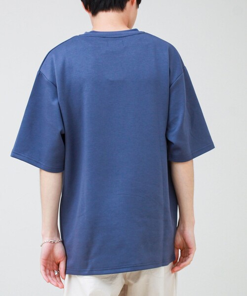 GLOSTER(グロスター)の「【ユニセックスで着たい】接触冷感ハート刺繍ポケTEE(Tシャツ/カットソー・メンズ・ブラック/ホワイト/ネイビー・S/L/M)」の18枚目の写真