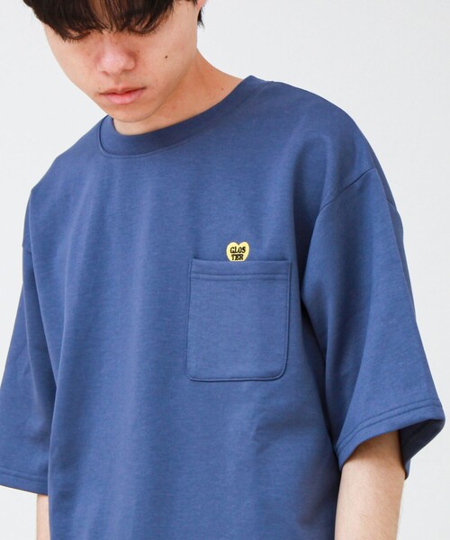 GLOSTER(グロスター)の「【ユニセックスで着たい】接触冷感ハート刺繍ポケTEE(Tシャツ/カットソー・メンズ・ブラック/ホワイト/ネイビー・S/L/M)」の21枚目の写真
