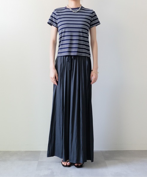 DOLLUPOOPS（ドールアップウップス）の「Shirred Waist Easy Wide-Leg Pants(ウエストシャーリングイージーワイドパンツ)（その他パンツ・レディース・ブラウン/カーキ/ブラック/チャコールグレー・FREE）」の11枚目の写真