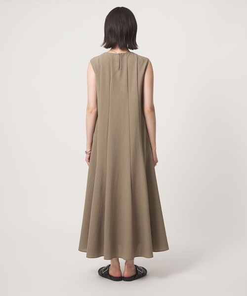 green label relaxing（グリーンレーベルリラクシング）の「［size SHORT/TALLあり］ドライクロス ワンピース マシンウォッシャブル 通気性（ワンピース・レディース・モカ/ブラック/オレンジ・FREE/TALL/SHORT）」の17枚目の写真
