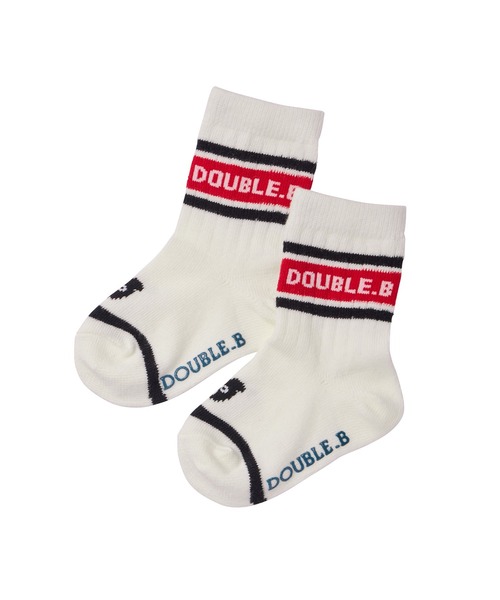 DOUBLE_B(ダブルビー)の「ソックスパック ソックス3足セット(11-21cm)(ソックス/靴下・キッズ・カーキ/ブルー・17-19cm/11-13cm/15-17cm/13-15cm/19-21cm)」の9枚目の写真