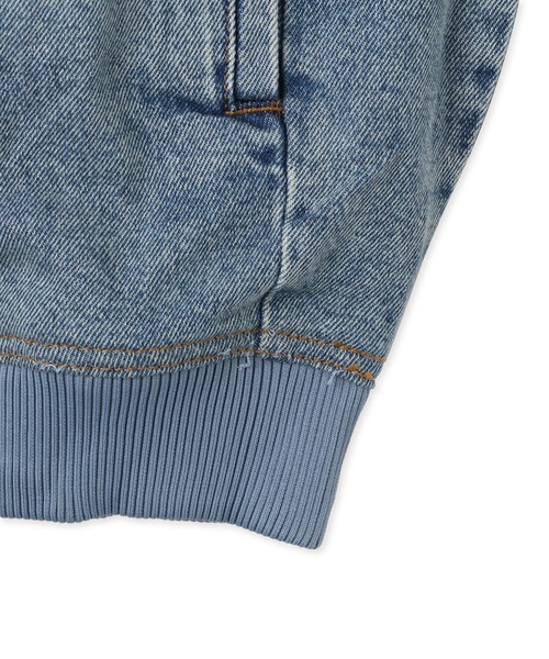 adidas(アディダス)の「adidas SST ADICOLOR DENIM TRACKTOP LIGHT WASH / アディダス SST アディカラー デニム トラックトップ ライトウォッシュ(デニムジャケット・メンズ・ライトインディゴブルー・S/M/L)」の7枚目の写真