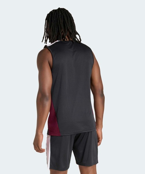 adidas(アディダス)の「オールブラックス シングレット / アディダス adidas(タンクトップ・メンズ・ブラック・SMALL/MEDIUM/LARGE/3XL/XX-LARGE/X-LARGE)」の2枚目の写真