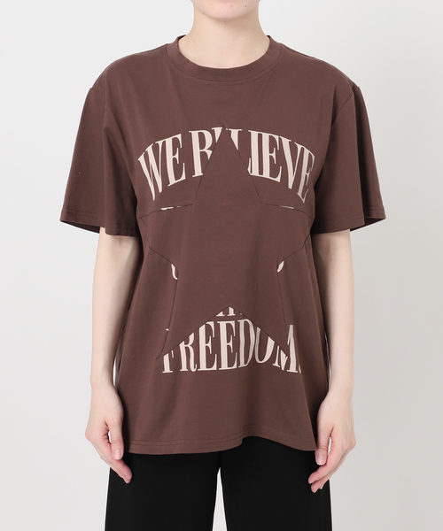 Deuxieme Classe(ドゥーズィエムクラス)の「STAR Tシャツ(Tシャツ/カットソー・レディース・ブラウン・FREE)」の6枚目の写真