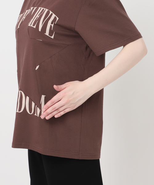 Deuxieme Classe(ドゥーズィエムクラス)の「STAR Tシャツ(Tシャツ/カットソー・レディース・ブラウン・FREE)」の11枚目の写真