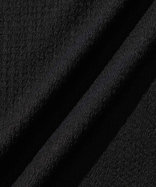 URBAN COLLECTION(アーバンコレクション)の「URBAN COLLECTION 楊柳スキッパーポロシャツ(ポロシャツ・メンズ・オフホワイト/ベージュ/ブラック・S/M/L/XL)」の8枚目の写真