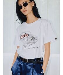 null.（ヌル）の「カーイラストコラボレーションTシャツ（Tシャツ/カットソー）」