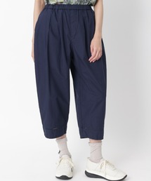 コットンタイプライターワッシャー ハシゴレース オーバルパンツ