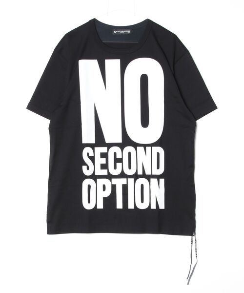 mastermind JAPAN(マスターマインド)の「NO SECOND OPTION TEE(Tシャツ/カットソー・メンズ・ブラック・XL)」の1枚目の写真