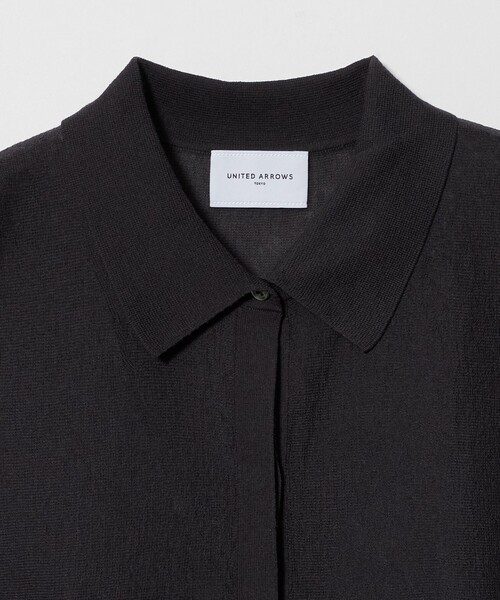 UNITED ARROWS(ユナイテッドアローズ)の「ペプラム フレア ノースリーブ ニット ‐ウォッシャブル‐(ニット/セーター・レディース・ブラウン系/ダークグレー/レッド・FREE)」の14枚目の写真