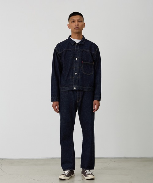REMI RELIEF(レミレリーフ)の「REMI RELIEF/レミレリーフ 12oz 大戦モデルJKT デニムジャケット ブルー アメカジ ヴィンテージ メンズ 2026年秋冬 秋服(デニムジャケット・メンズ・ワンウォッシュ・M/L/XL)」の3枚目の写真