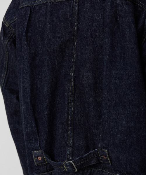 REMI RELIEF(レミレリーフ)の「REMI RELIEF/レミレリーフ 12oz 大戦モデルJKT デニムジャケット ブルー アメカジ ヴィンテージ メンズ 2026年秋冬 秋服(デニムジャケット・メンズ・ワンウォッシュ・M/L/XL)」の6枚目の写真