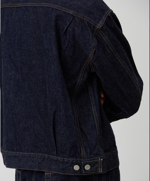 REMI RELIEF(レミレリーフ)の「REMI RELIEF/レミレリーフ 12oz 大戦モデルJKT デニムジャケット ブルー アメカジ ヴィンテージ メンズ 2026年秋冬 秋服(デニムジャケット・メンズ・ワンウォッシュ・M/L/XL)」の7枚目の写真