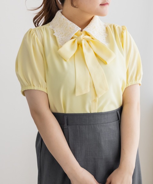CLETTE｜クレットのシャツ/ブラウス（イエロー/黄色系・リボン）通販