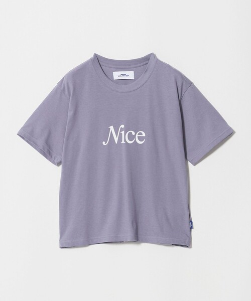 NICE WEATHER(ナイスウェザー)の「<NICE WEATHER>ウィメンズ NICE ロゴ Tシャツ(Tシャツ/カットソー・レディース・ホワイト/レッド/ライム/ライラック・S/M)」の22枚目の写真