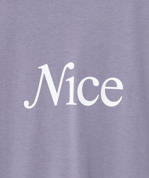 NICE WEATHER(ナイスウェザー)の「<NICE WEATHER>ウィメンズ NICE ロゴ Tシャツ(Tシャツ/カットソー・レディース・ホワイト/レッド/ライム/ライラック・S/M)」の14枚目の写真