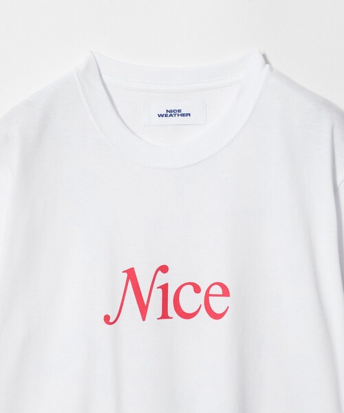 NICE WEATHER(ナイスウェザー)の「<NICE WEATHER>ウィメンズ NICE ロゴ Tシャツ(Tシャツ/カットソー・レディース・ホワイト/レッド/ライム/ライラック・S/M)」の18枚目の写真
