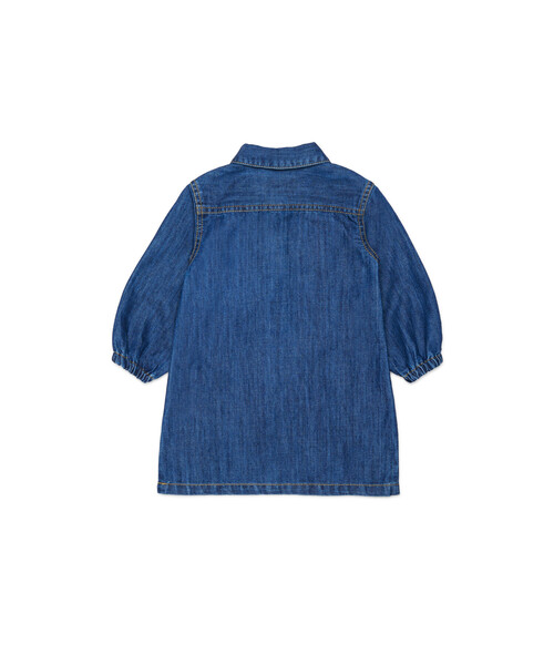 DIESEL(ディーゼル)の「ベビー デニムドレス DELBIB(シャツワンピース・キッズ・インディゴブルー・18M/24M/36M/12M)」の3枚目の写真