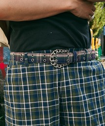 AFB（エーエフビー）の「CHAIN BUCKLE CHECK BELT（ベルト）」