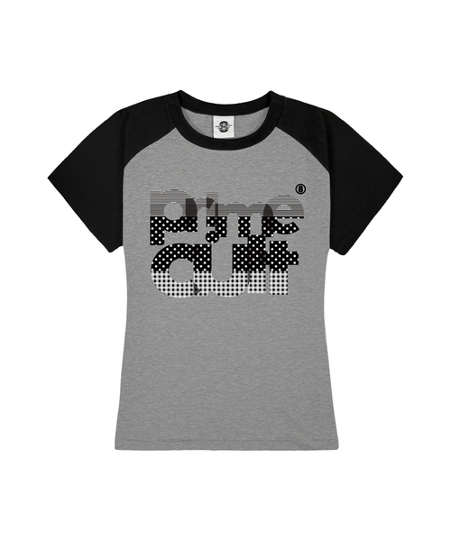 PRIMATE（プライメイト）の「POP PETTY レディース スリムフィットラグラン半袖Tシャツ 5 COLORS（Tシャツ/カットソー・レディース・ブラック/ワイン/ネイビー/グリーン/ミックスグレー・FREE）」の2枚目の写真
