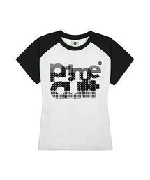 POP PETTY レディース スリムフィットラグラン半袖Tシャツ 5 COLORS