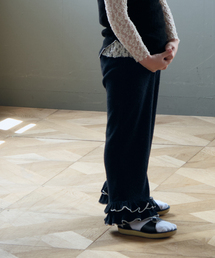 Uhr（ウーア）の「【Uhr/ウーア】別注 pile frill pants（80cm-110cm）（その他パンツ）」